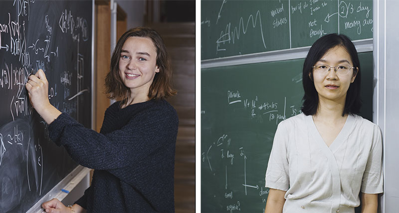 Sibylle Marcotte et  Xiaowen Chen © Fondation L’Oréal