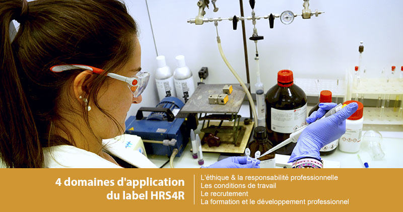 4 domaines d'application du label HRS4R