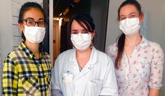 Covid-19 : Les normaliennes Ani Minasian et Claire Marie bénévoles à l’hôpital Saint-Antoine